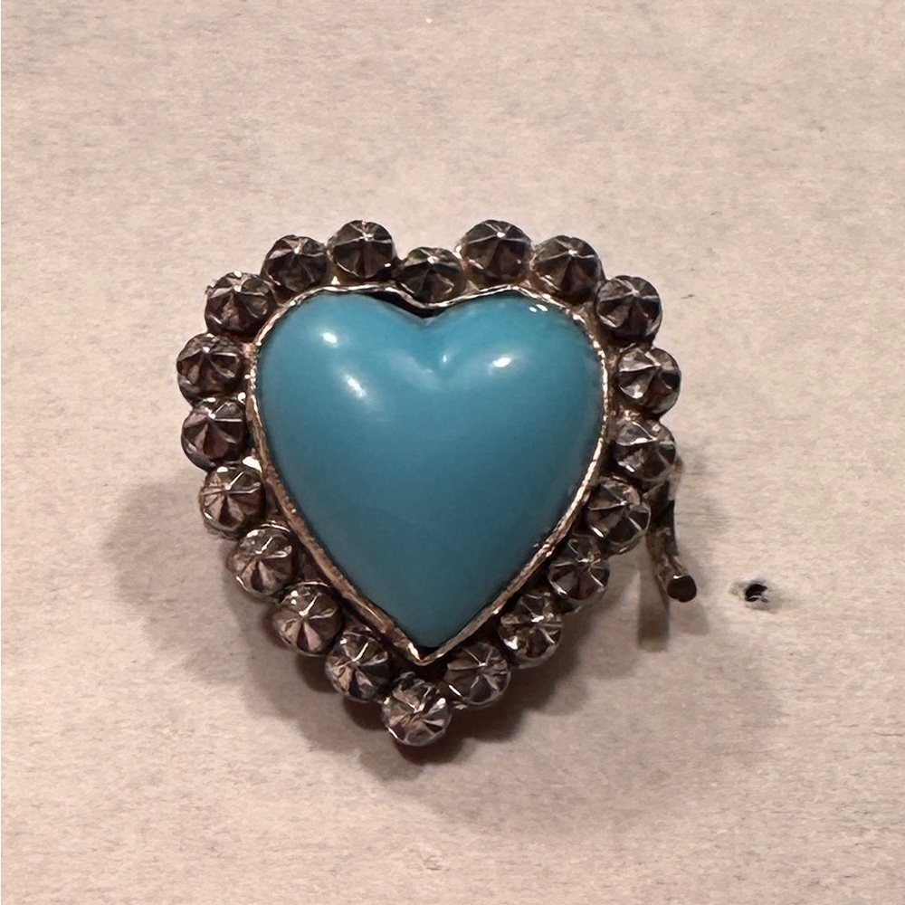 Vintage Silver Sweetheart Pin